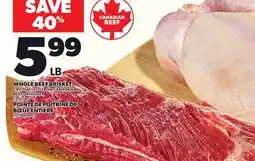 Independent Grocer WHOLE BEEF BRISKET offer