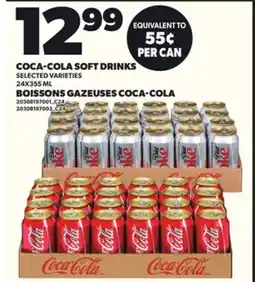 Independent Grocer COCA-COLA SOFT DRINKS, 24X355 ML offer