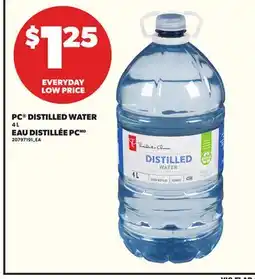 Independent Grocer PC DISTILLED WATER, 4 L offer