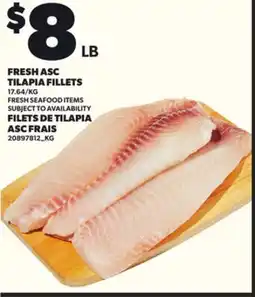Independent Grocer FRESH ASC TILAPIA FILLETS offer