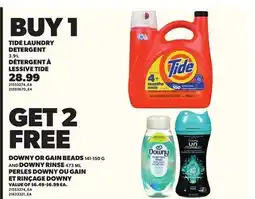 Independent Grocer TIDE LAUNDRY DETERGENT, 3.9 L offer