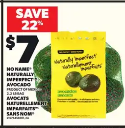 Independent Grocer NO NAME NATURALLY IMPERFECT AVOCADO, 2.2 LB BAG offer