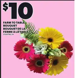 Independent Grocer FARM TO TABLE BOUQUET BOUQUET DE LA FERME À LA TABLE offer