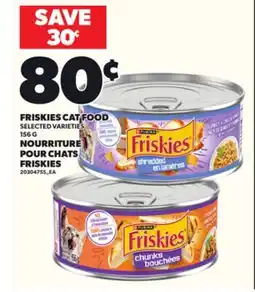Independent Grocer FRISKIES CAT FOOD, 156 G offer