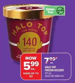 Metro HALO TOP FROZEN DESSERT offer