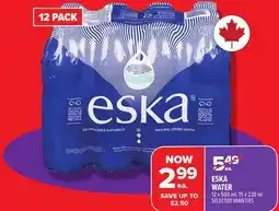 Metro ESKA WATER offer