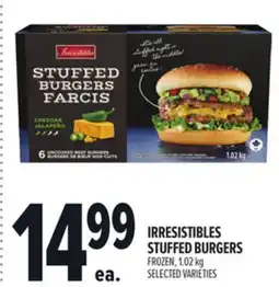 Metro IRRESISTIBLES STUFFED BURGERS offer