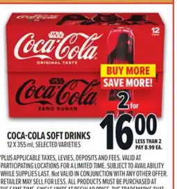Metro COCA-COLA SOFT DRINKS offer