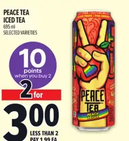 Metro PEACE TEA ICED TEA offer