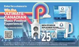 Metro BRITA PITCHER OR REPLACEMENT FILTERS offer