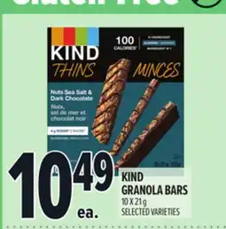 Metro KIND GRANOLA BARS offer