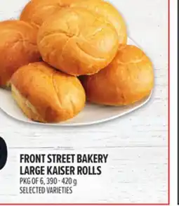 Metro FRONT STREET BAKERY LARGE KAISER ROLLS offer