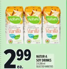 Metro NATUR-A SOY DRINKS offer