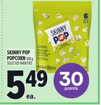 Metro SKINNY POP POPCORN offer