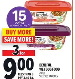Metro BENEFUL WET DOG FOOD offer