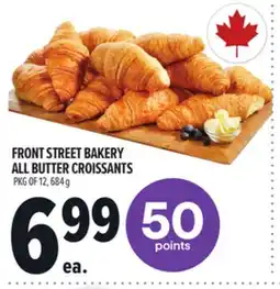 Metro FRONT STREET BAKERY ALL BUTTER CROISSANTS offer