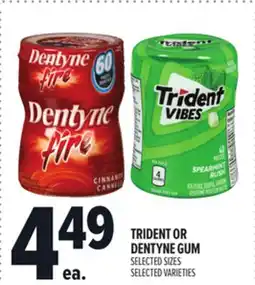 Metro TRIDENT OR DENTYNE GUM offer