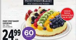 Metro FRONT STREET BAKERY CHEESECAKE offer