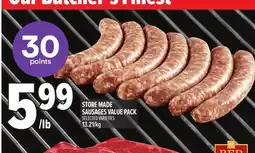 Metro STORE MADE SAUSAGES VALUE PACK offer