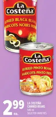 Metro LA COSTEÑA CANNED BEANS offer