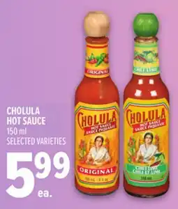 Metro CHOLULA HOT SAUCE offer