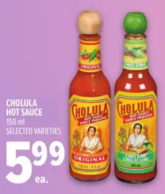Metro CHOLULA HOT SAUCE offer