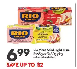 Longo's Rio Mare Solid Light Tuna offer