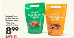 Longo's Sweet or Sour Gummy Fun Mix Candy offer
