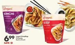 Longo's Longo's Dumplings offer