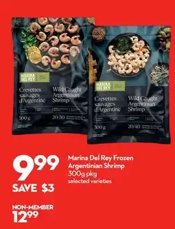 Longo's Frozen Argentinian Shrimp offer