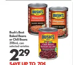 Longo's Baked Beans or Chili Beans offer