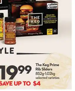 Longo's Prime Rib Sliders offer