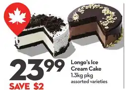 Longo's Ice Cream Cake offer