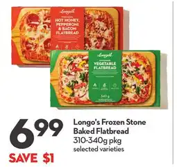 Longo's Frozen Stone Baked Flatbread offer
