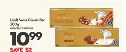 Longo's Lindt Swiss Classic Bar offer