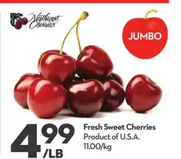 Longo's JUMBO Fresh Sweet Cherries offer