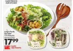 Longo's Longo's Family Size Salad offer