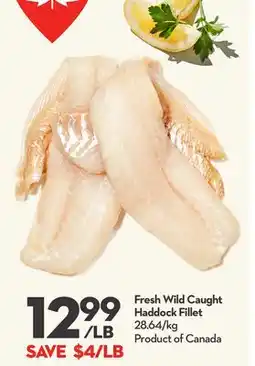Longo's Fresh Wild Caught Haddock Fillet offer