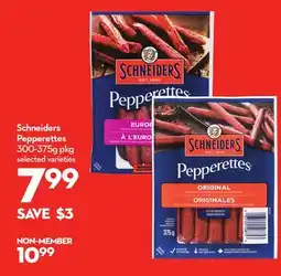 Longo's Pepperettes offer