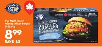 Longo's Frozen Atlantic Salmon Burgers offer