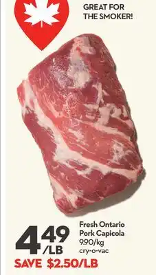 Longo's Fresh Ontario Pork Capicola offer