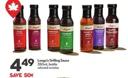 Longo's Grilling Sauce offer