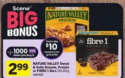 Foodland NATURE VALLEY Sweet & Salty Granola, Protein or FIBRE 1 Bars offer