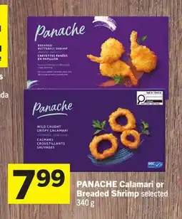 Foodland PANACHE Calamari or Breaded Shrimp offer