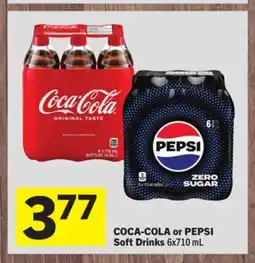 Foodland COCA-COLA or PEPSI Soft Drinks offer