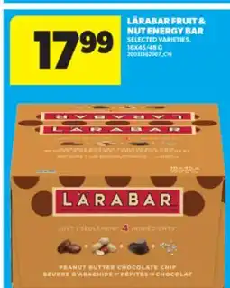Real Canadian Superstore LÄRABAR FRUIT & NUT ENERGY BAR, 16X45/48 G offer