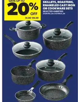 Real Canadian Superstore COOKWARE SKILLETS, ROASTERS, ENAMELED CAST IRON OR COOKWARE SETS offer