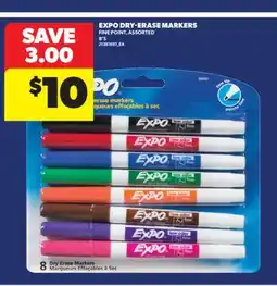 Real Canadian Superstore EXPO DRY-ERASE MARKERS, 8'S offer