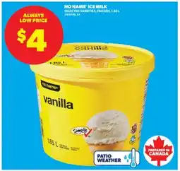 Real Canadian Superstore NO NAME ICE MILK, 1.65 L offer