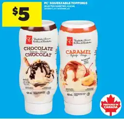 Real Canadian Superstore PC SQUEEZABLE TOPPINGS offer